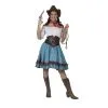 Tenue Bleue De Cowgirl Pour Femme