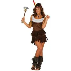 Tenue Courte De Squaw Amérindienne