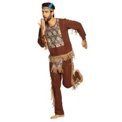 Tenue D'indien Marron Pour Homme