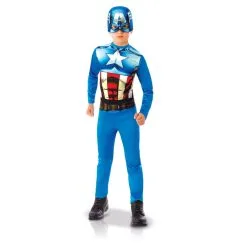 Tenue De Captain America Pour Enfant, Classique