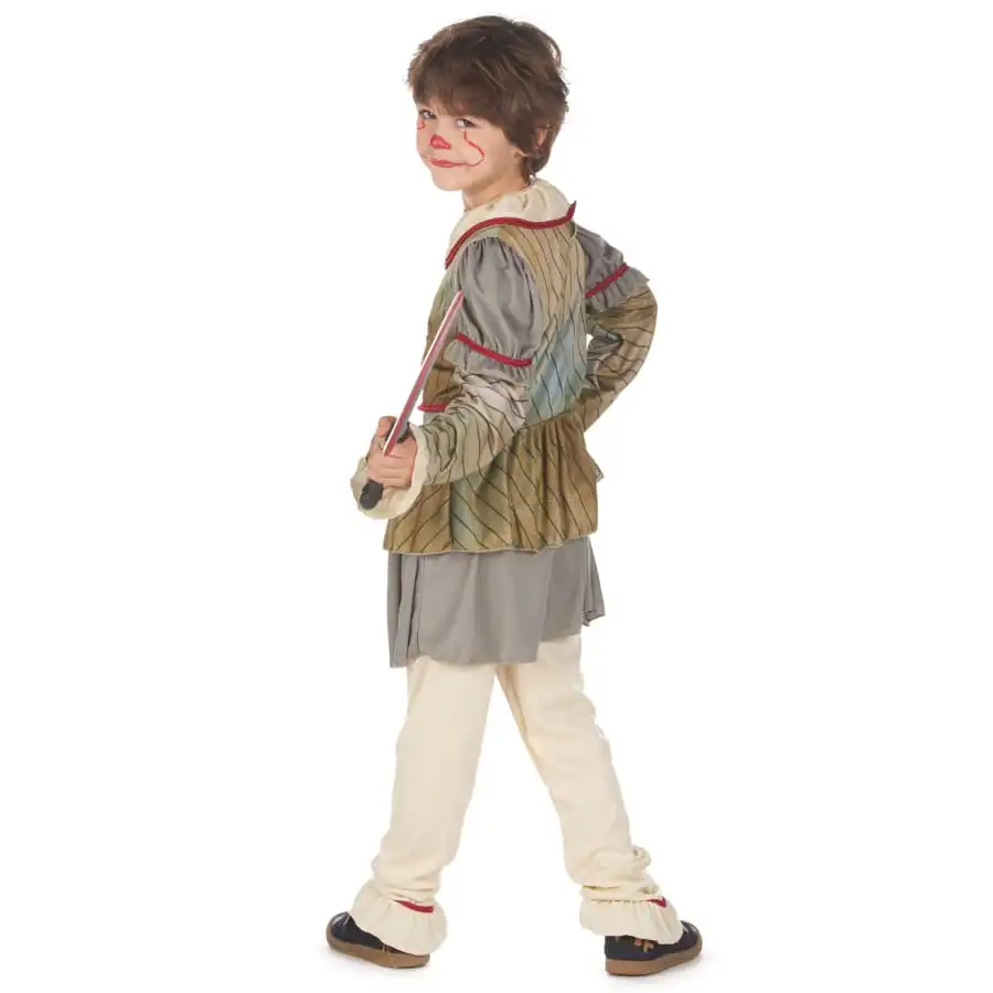 Tenue De Clown Vintage Halloween Pour Enfant – Image 3