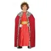 Tenue De Roi Mage Rouge Pour Garçon