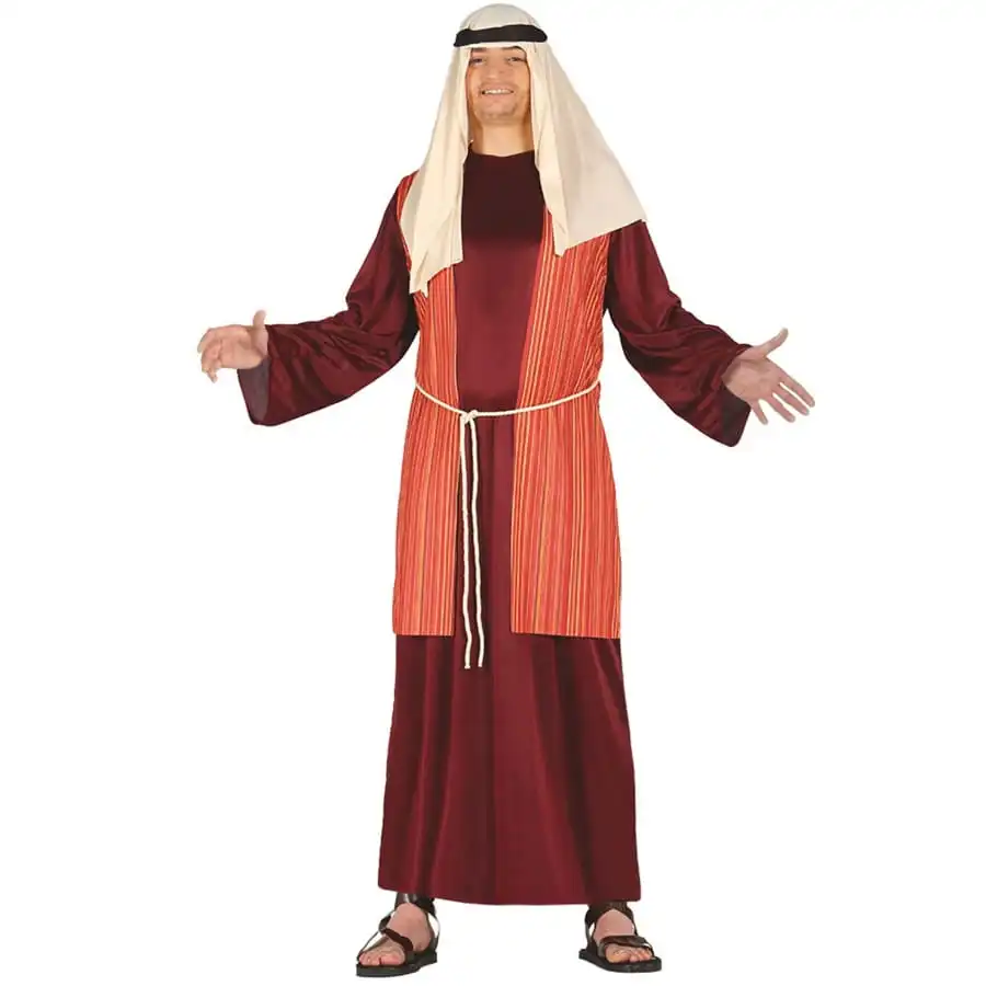 Tenue De Roi Mage Rouge Pour Homme