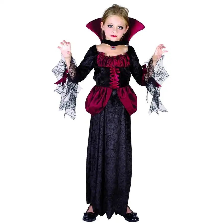 Tenue De Vampire Pour Enfant, Manches Araignées – Image 2
