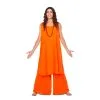 Tenue Orange De Bouddhiste Pour Femme