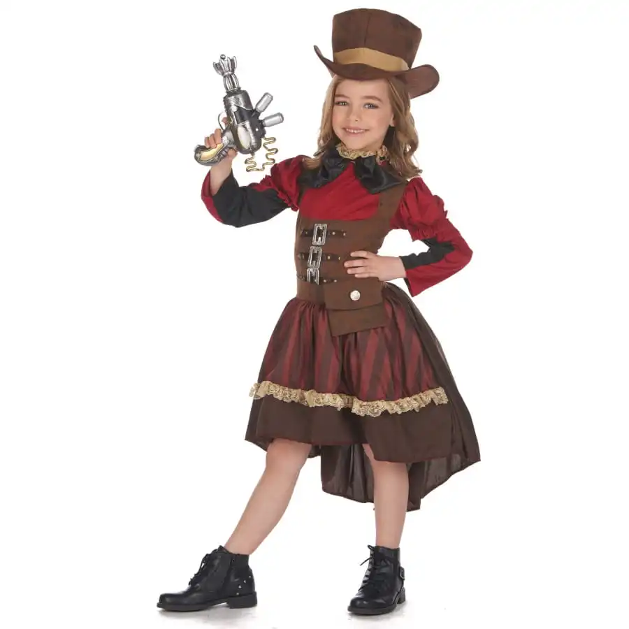 Tenue Steampunk Luxe Pour Fille – Image 2