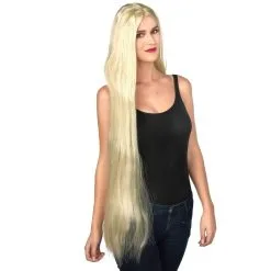Très Longue Perruque Blonde Lisse