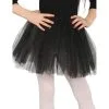 Tutu Noir Petite Fille En Tulle Pailleté Argenté
