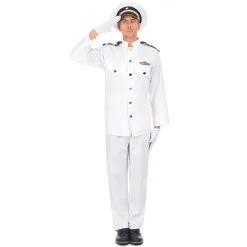 Uniforme Blanc D'officier De La Marine Pour Homme