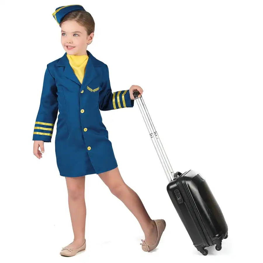 Uniforme D'hôtesse De L'air Pour Enfant – Image 2