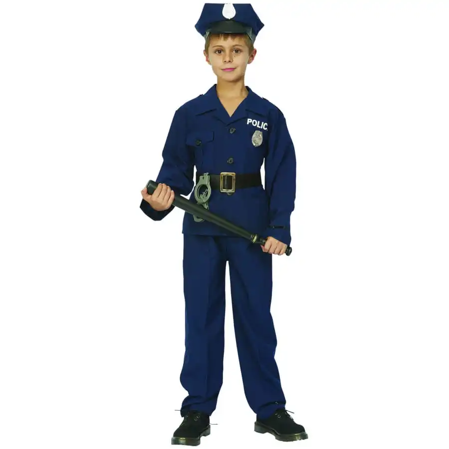 Uniforme De Policier Pour Enfant, Modèle Luxe