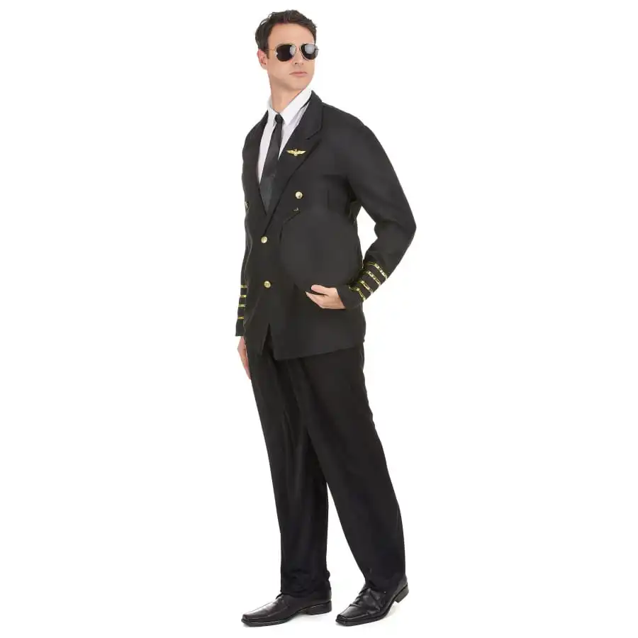 Uniforme Noir De Pilote De Ligne – Image 2