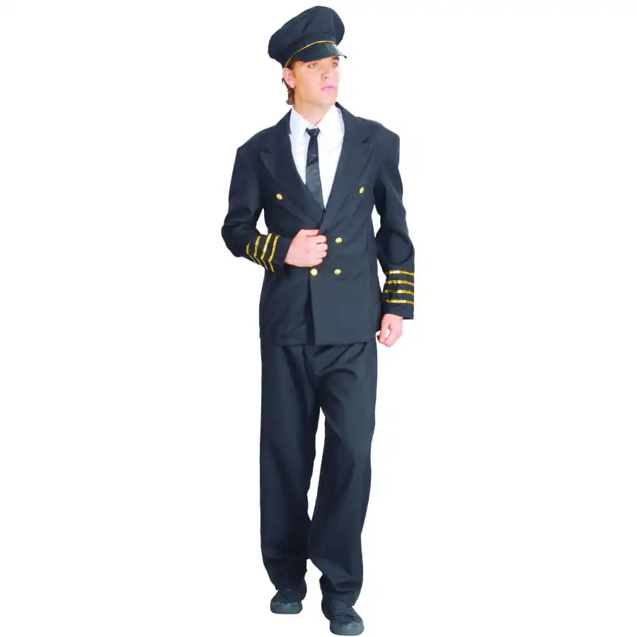 Uniforme Noir De Pilote De Ligne – Image 4