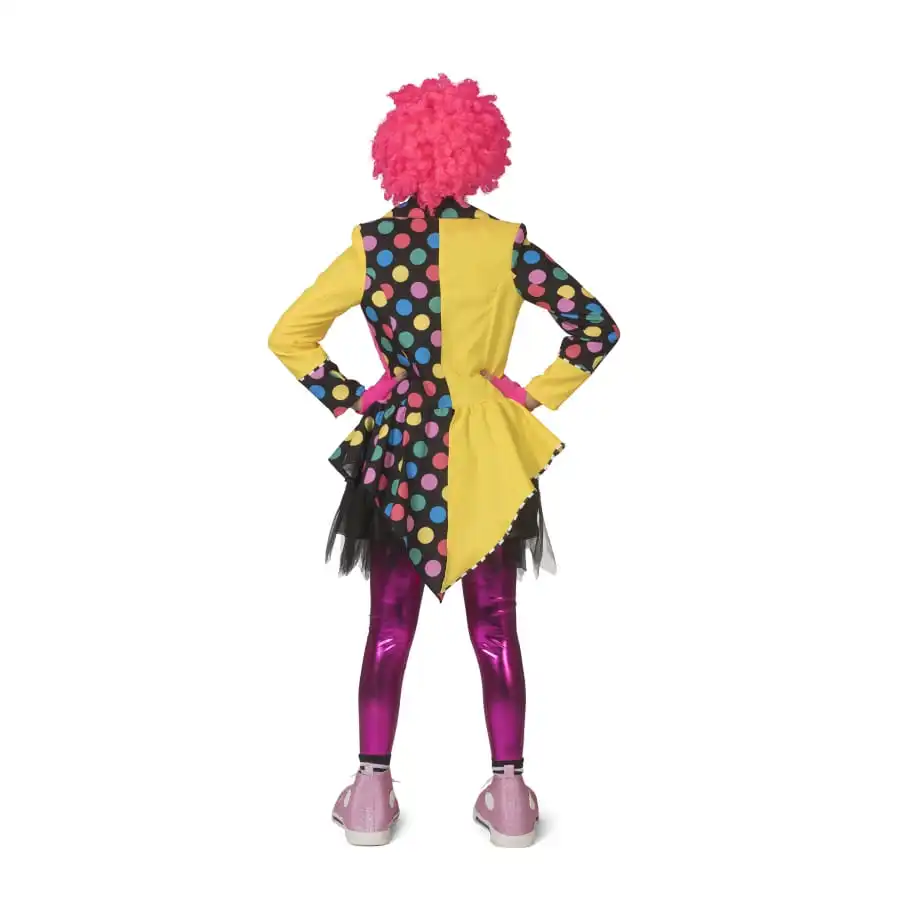 Veste De Clown Avec Gros Noeud Multicolore, Femme – Image 2