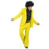 Veste Et Pantalon Disco Jaune Pour Homme